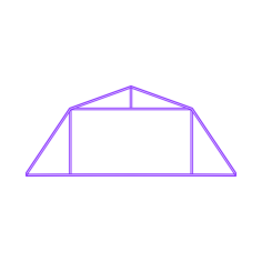 Buildings Trusses Gambrel Attic Sketch Drawing Svg, Free Vectors File